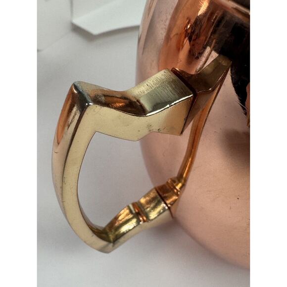 Eco One by Silver One Moscow Mule Mug Copper & Gold Tone Set of 2 Mugs Stainless - Picture 7 of 10